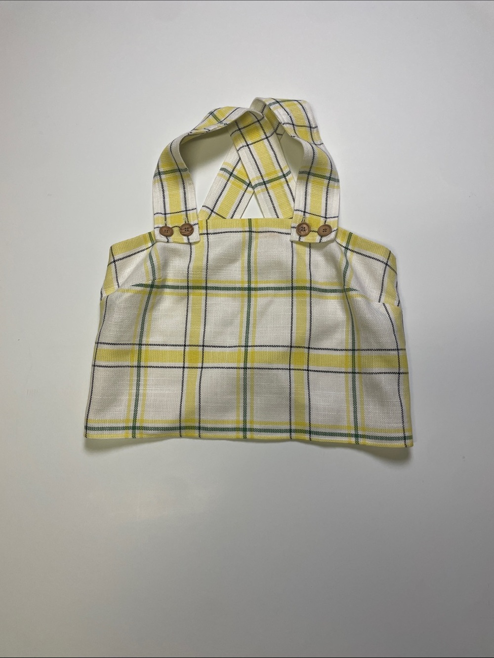 Veronica Beard. Plaid. Cropped. Top.  Small.